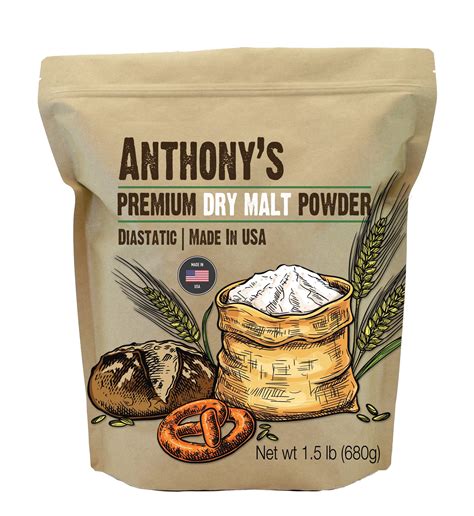 gluten free diastatic malt powder.